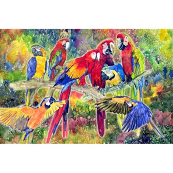Carolines Treasures Carolines Treasures 8600PILLOWCASE Parrot Moisture Wicking Fabric Standard Pillowcase - 20 x 30 in. 8600PILLOWCASE - main